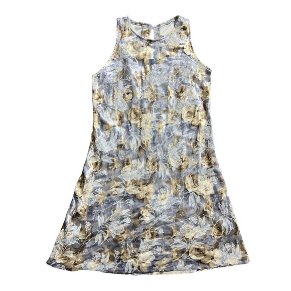 All That Jazz 80s Floral Sleeveless Mini Dress Feminine Romance Sz 7/8 - Picture 1 of 10